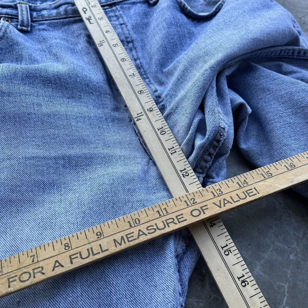 Vintage 90's Levi's 505 Light Wash Denim Jeans Distressed Faded 36x30